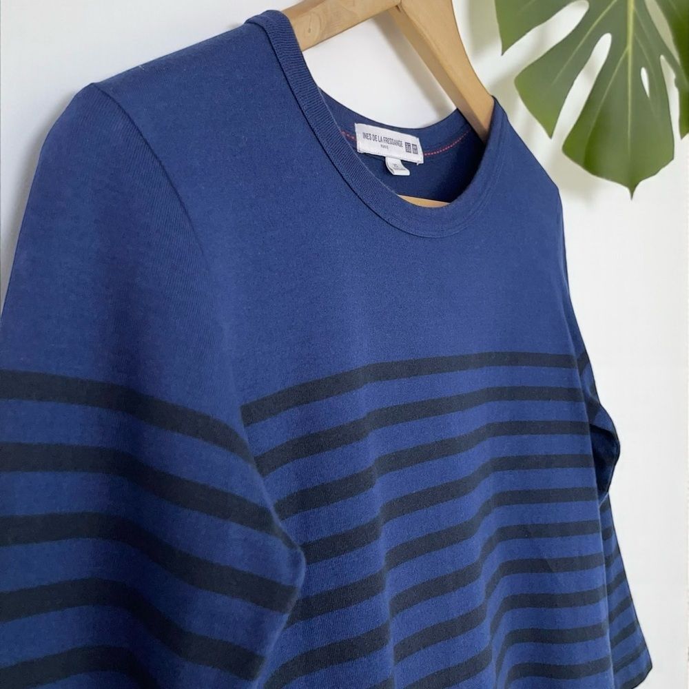 Uniqlo x Ines de la Fressange Striped Knit T-Shirt Dress - Picture 4 of 10
